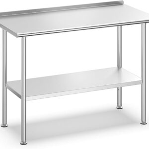 Stainless steel kitchen island table