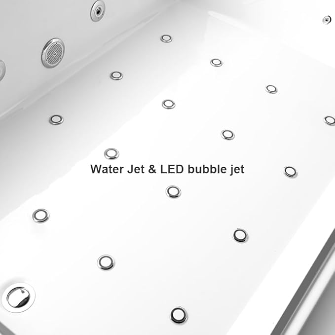 Acrylic massage bathtub - 图片 4